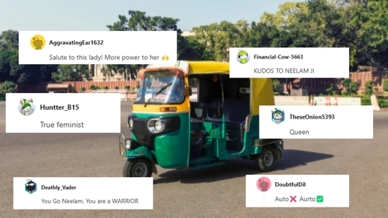 Delhi woman becomes auto-rickshaw driver to support her child - News Karnataka