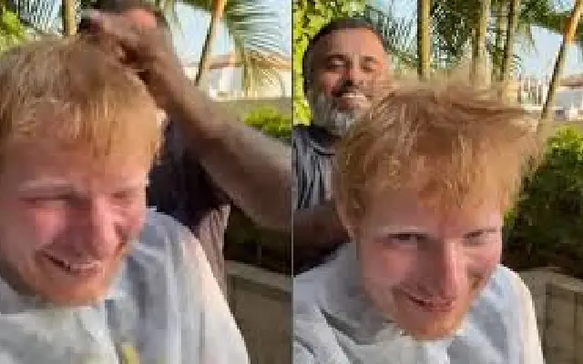 Ed Sheeran Enjoys Traditional Indian ‘Champi' Massage in Chennai During Tour - News Karnataka