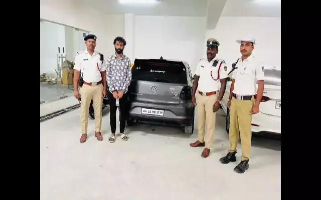 Engineering Student Booked for Fire-Shooting Car Exhaust in Bengaluru - News Karnataka