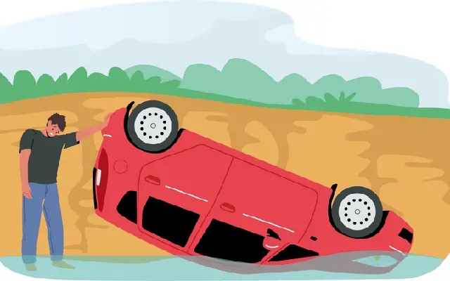 Car Falls into Drain Near Sasthan Church, Driver Escapes with Minor Injuries - News Karnataka