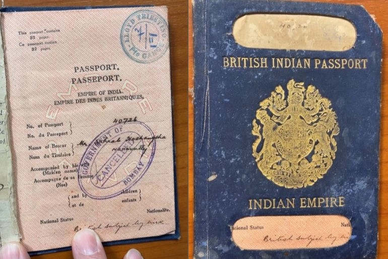 Rare 1930 British Indian passport, used before independence - News Karnataka