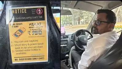 Speech-impaired driver becomes famous for kind gestures to passengers - News Karnataka