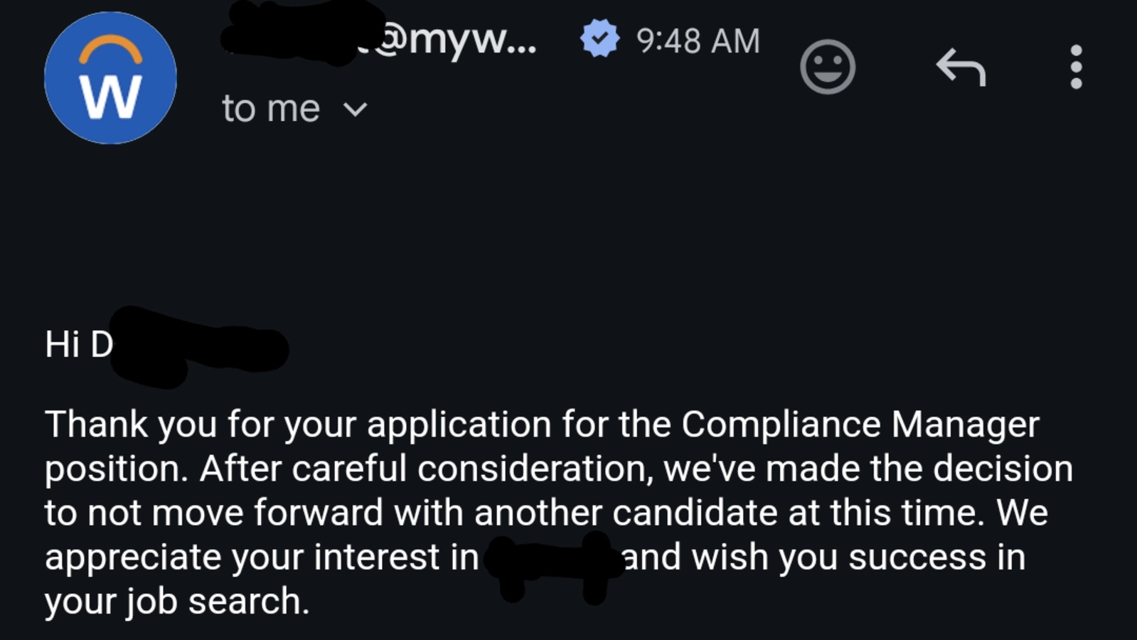 The Hilarious Job Rejection Email That Left an Applicant Stunned - News Karnataka