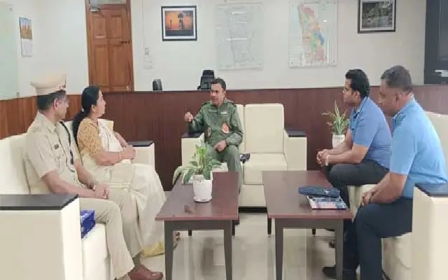 Air Marshal Manikantha Reviews Land Allocation for Defence in Udupi - News Karnataka