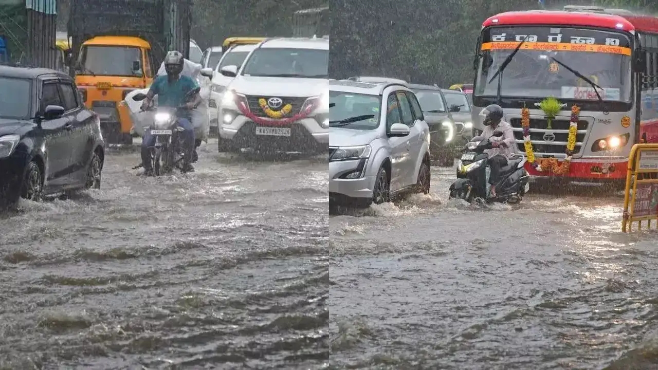 Bengaluru’s rain woes: Waterlogging, potholes, and chaos grip city - News Karnataka