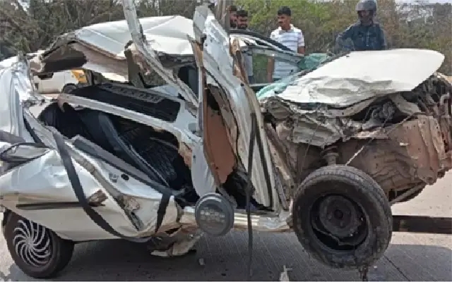Car Driver Seriously Injured in BC Road Bus Collision - News Karnataka