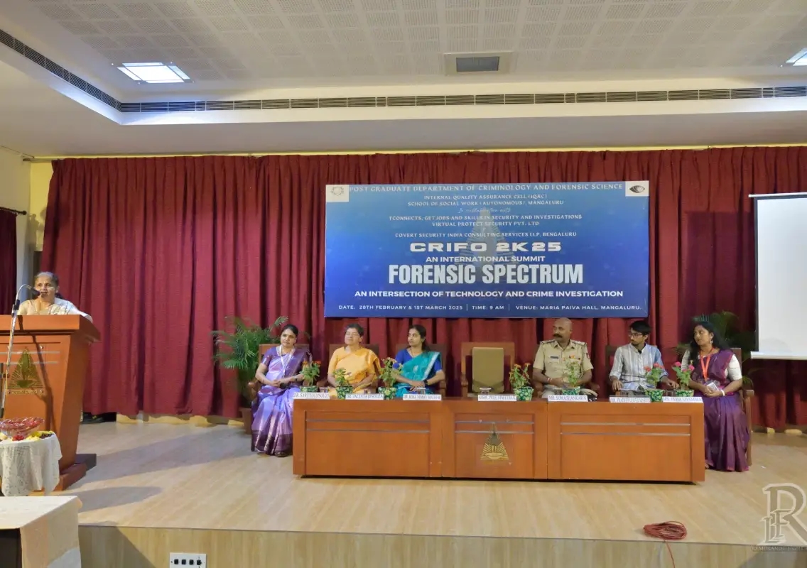 CRIFO 2K25 concludes at Roshni Nilaya with focus on forensic innovations - News Karnataka