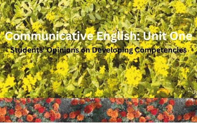 Communicative English – Unit One: Students’ Opinions on Developing Competencies - News Karnataka