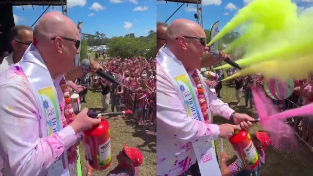 New Zealand PM Christopher Joins Holi Celebrations in Auckland Before India Visit - News Karnataka