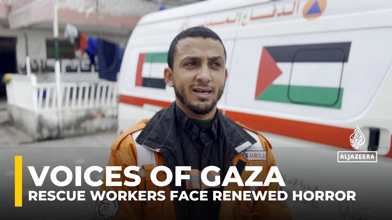Gaza rescuers uncover 15 bodies after deadly ambulance attack - News Karnataka