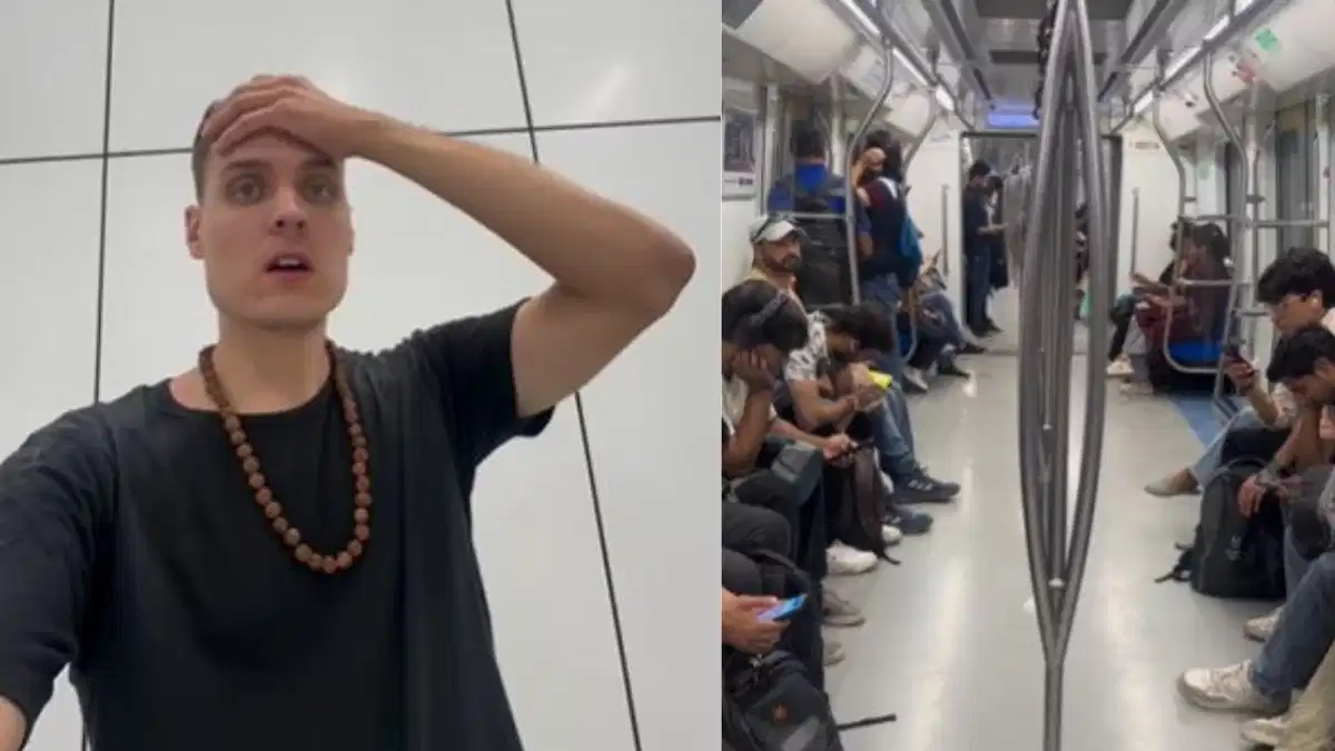 German vlogger amazed by India's metro, calls it better than Europe - News Karnataka