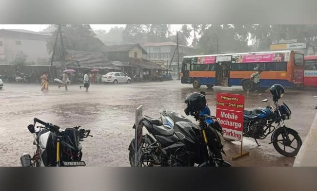 Hailstorm and icy pellets seen in parts of Dakshina Kannada - News Karnataka