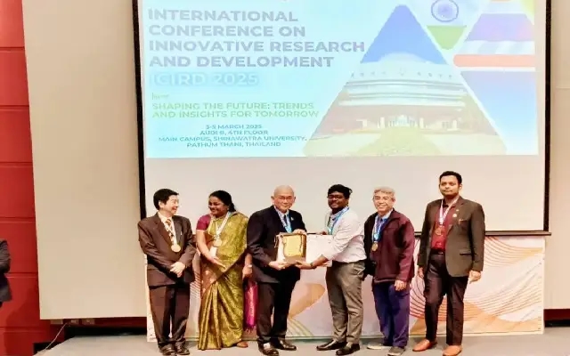 Amit Subramanyam Wins Best Research Paper Award at ICIRD-2025 - News Karnataka