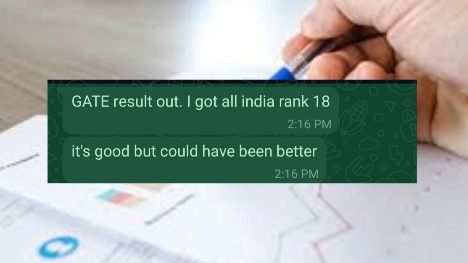 IIT student answers GATE for time pass, secures AIR 18 in, debate on value of M.Tech - News Karnataka