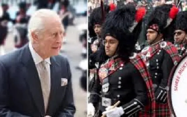 Indian Bagpipe Band Surprises Royals at Commonwealth Day with Bollywood Hit - News Karnataka