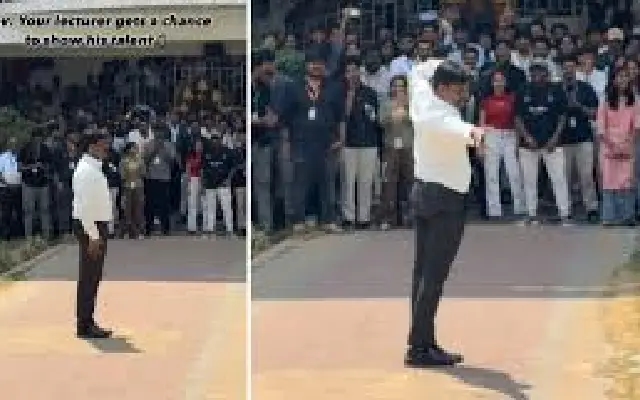Professor Pushpa Raj’s Viral Dance: When Lectures Meet Hip-Hop! - News Karnataka