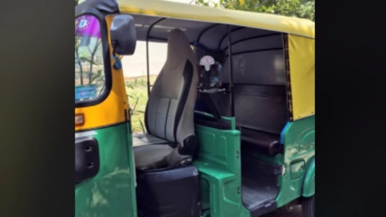 Bengaluru Auto Driver Goes Viral with Luxury Chair Upgrade - News Karnataka