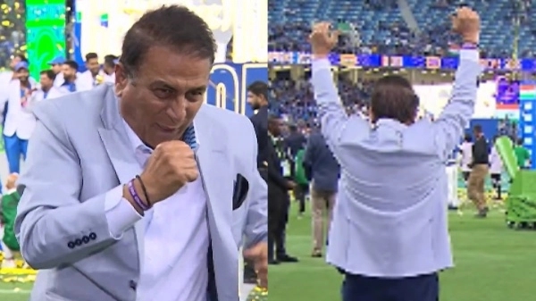 Sunil Gavaskar's viral dance at the India Champions Trophy 2025 - News Karnataka
