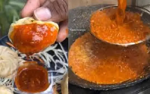 Viral Video Shows How Spicy Momo Chutney is Made, Sparks Debate Over Hygiene - News Karnataka