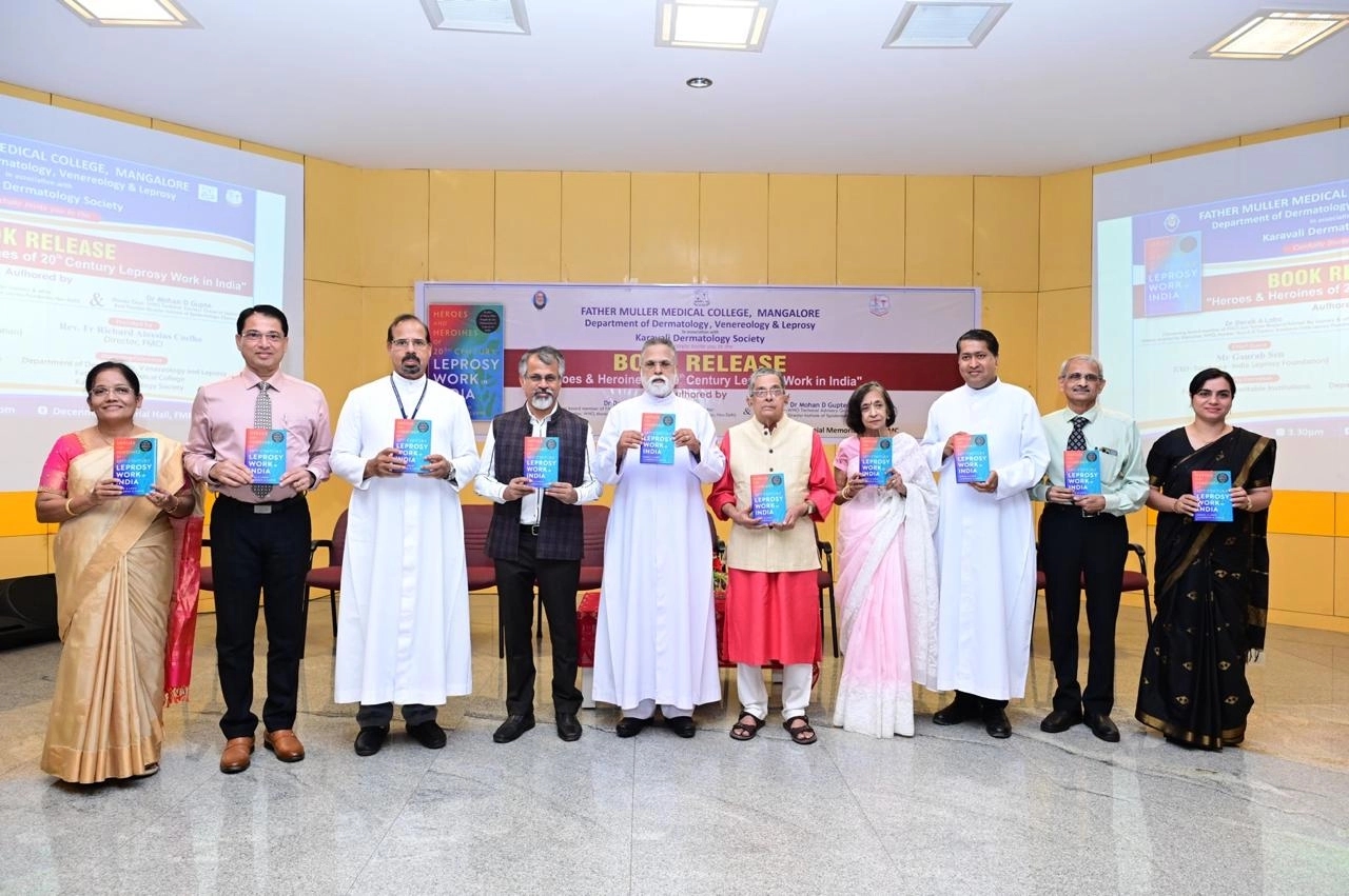 Leprosy Book by Dr. Derek Released at Father Muller - News Karnataka