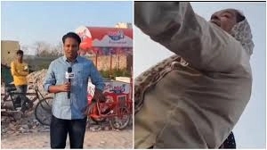 Viral Video of Woman Confronting Journalist in Kalindi Kunj Sparks Debate - News Karnataka