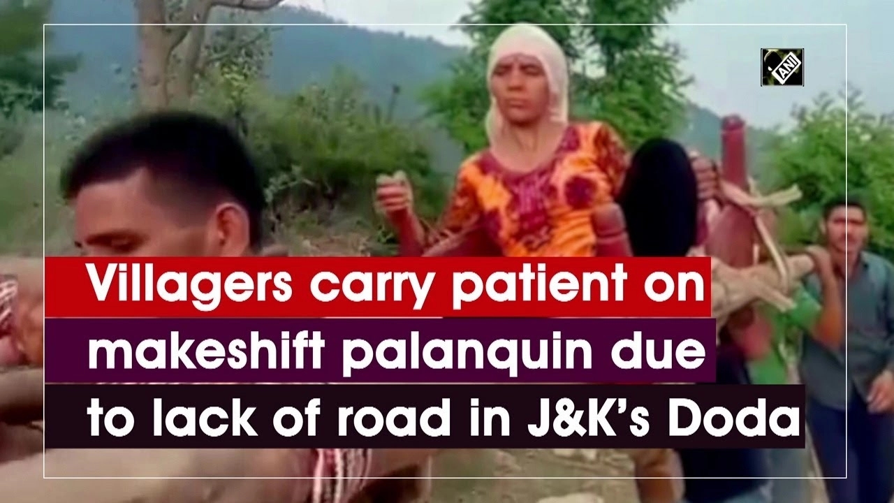 Villagers Resort to Makeshift Palanquin for Medical Emergency to Lack of Transport - News Karnataka