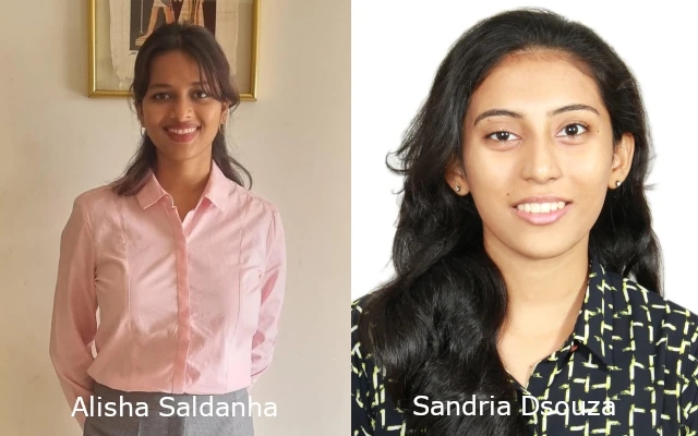St Agnes alumni Alisha Saldanha, Sandria Dsouza achieve ACCA affiliate status - News Karnataka