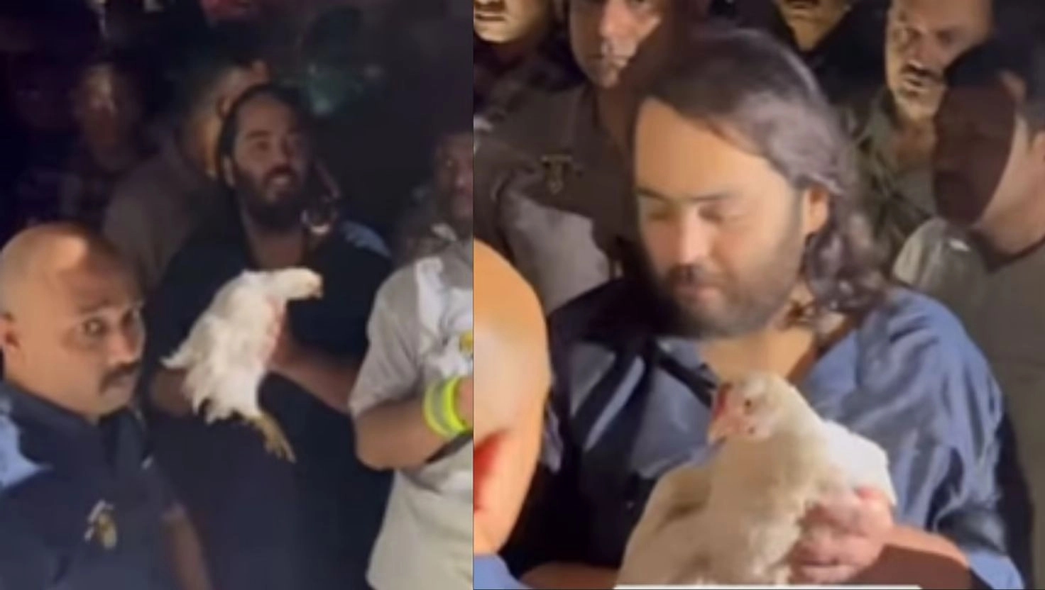 Anant Ambani Pauses Sacred Pilgrimage to Rescue Hens During Padyatra - News Karnataka