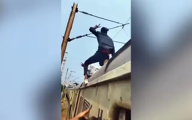 Chennai Students Goes Viral: Boys Caught Footboarding on Moving Train - News Karnataka