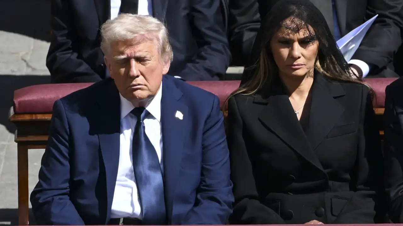 Donald Trump sparks outrage after appearing to nap at Pope Francis' funeral - News Karnataka