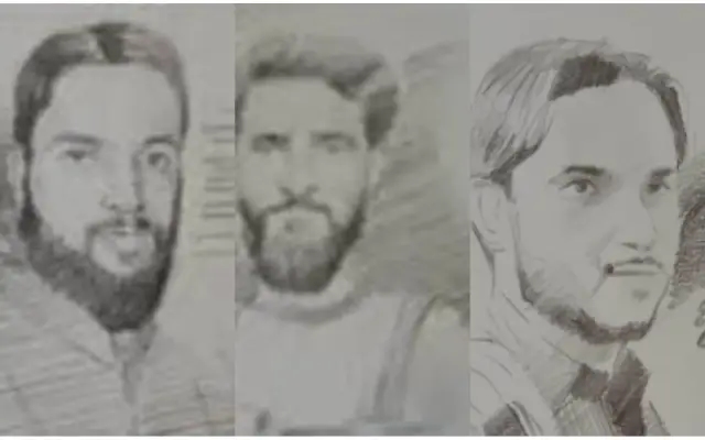 Faces of Terror: Sketches of Pahalgam Attackers Unveiled - News Karnataka