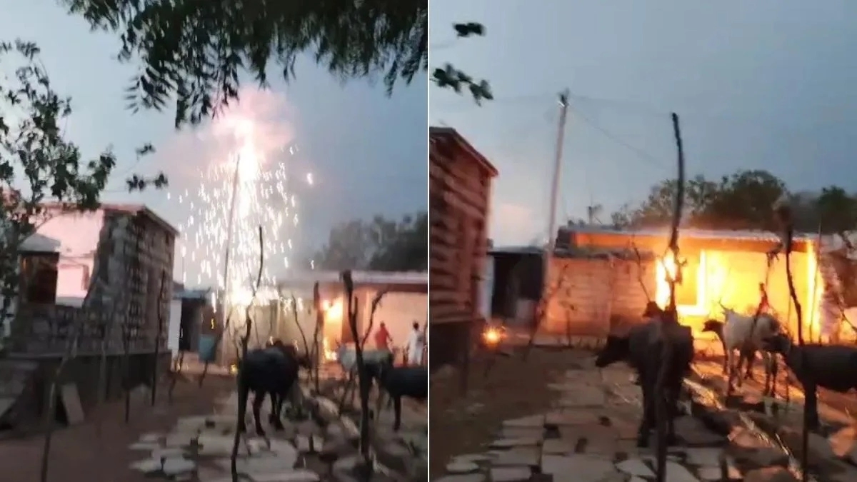 Over 100 homes damaged in Yadgir village fire - News Karnataka