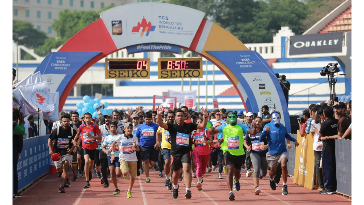 Running together, father and son chase victory at TCS World 10K Bengaluru - News Karnataka