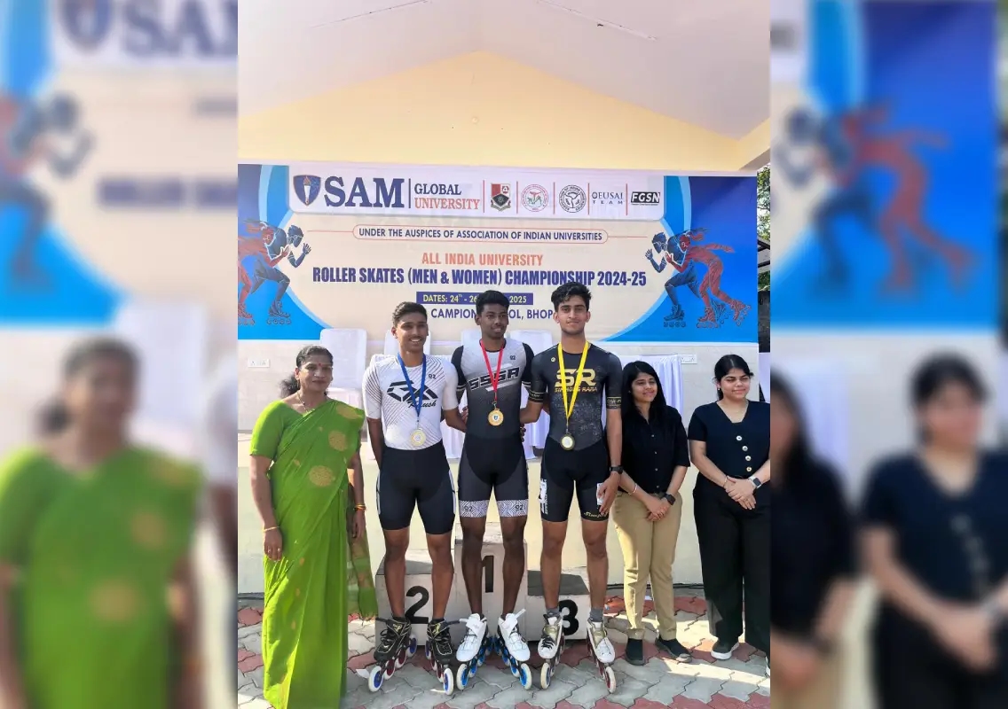 SJEC Skaters Triumph at All India Inter-University Championship - News Karnataka