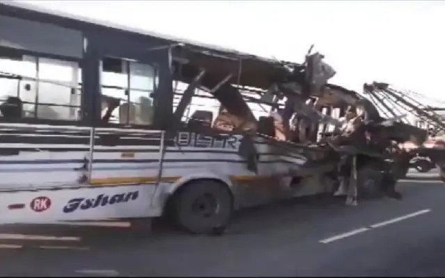 Tragic Bus Accident on National Highway Claims One Life and Injures 12 - News Karnataka