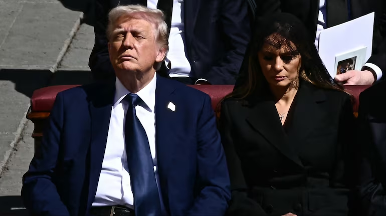 Trump's outfit at Pope Francis' funeral sparks debate - News Karnataka