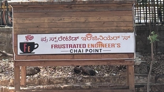 There's tea stall named Frustrated Engineers Chai Point in Bengaluru - News Karnataka