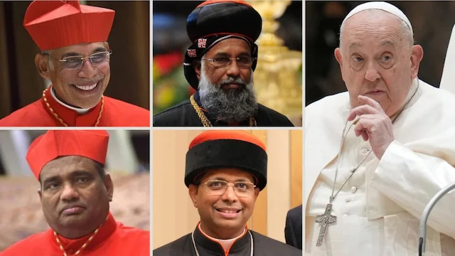 Who are the 4 Indians Cardinals to participate at election for next Pope - News Karnataka