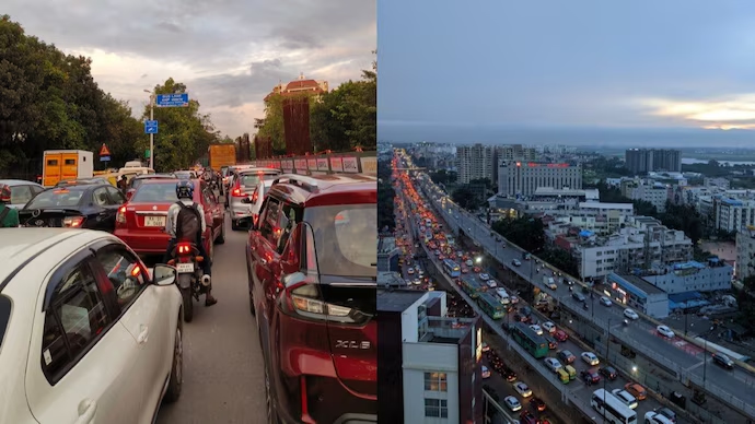 Bengaluru faces massive traffic jams after long weekend chaos - News Karnataka