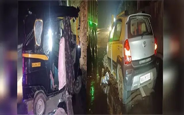 Autorickshaw Driver Killed in Tragic Late-Night Collision near Uppinangady - News Karnataka