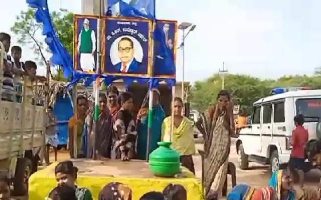 Ambedkar Portrait Desecrated in Koppal; Tension Grips Kavalakeri Village - News Karnataka