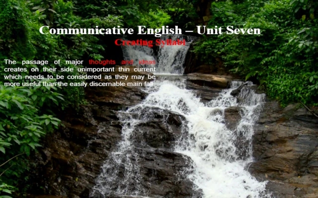 Communicative English – Unit Seven: Creating Syllabi - News Karnataka