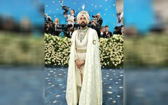 Diljit Dosanjh Reigns Supreme at 2025 Met Gala with Culturally Rich Couture - News Karnataka