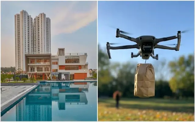 Drones Deliver at Prestige Falcon City — But Humans Still Do the Final Mile - News Karnataka