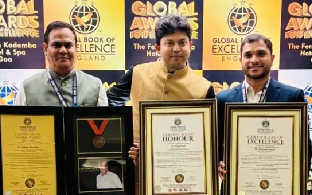 Hubballi Shines on Global Stage as Three Luminaries Bag Prestigious Honors - News Karnataka