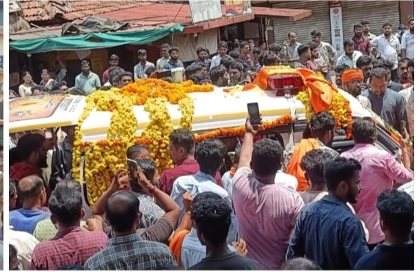 Suhas Shetty's final rites held amid grief and chants in Karinjabail - News Karnataka