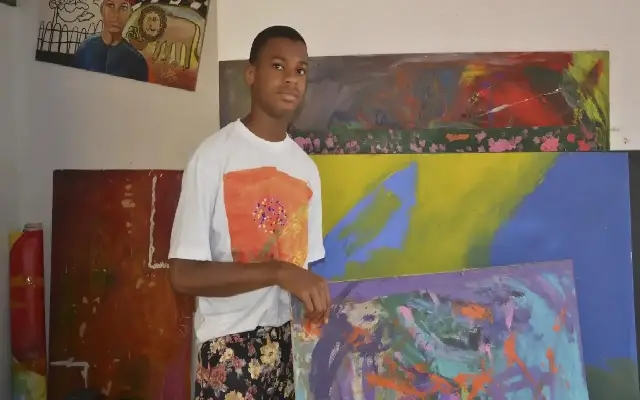 Teen Artist with Autism Smashes World Record with Giant Canvas in Nigeria - News Karnataka