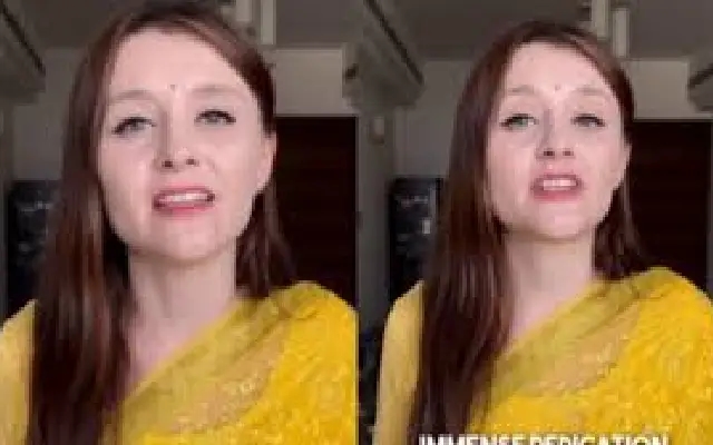 Russian ‘Bania’ Polina Agrawal’s Emotional Tribute to Indian Army Goes Viral - News Karnataka