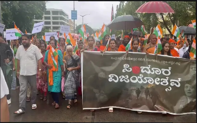 Mangaluru Marks Operation Sindhoora with Grand Victory Rally - News Karnataka