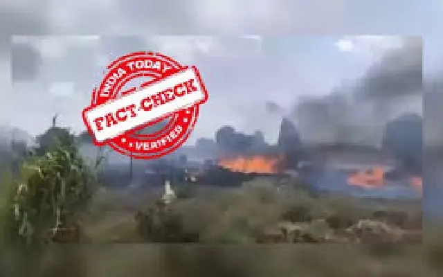 Viral Jet Crash Video Misinformation Spreads Amid India-Pakistan Tensions - News Karnataka